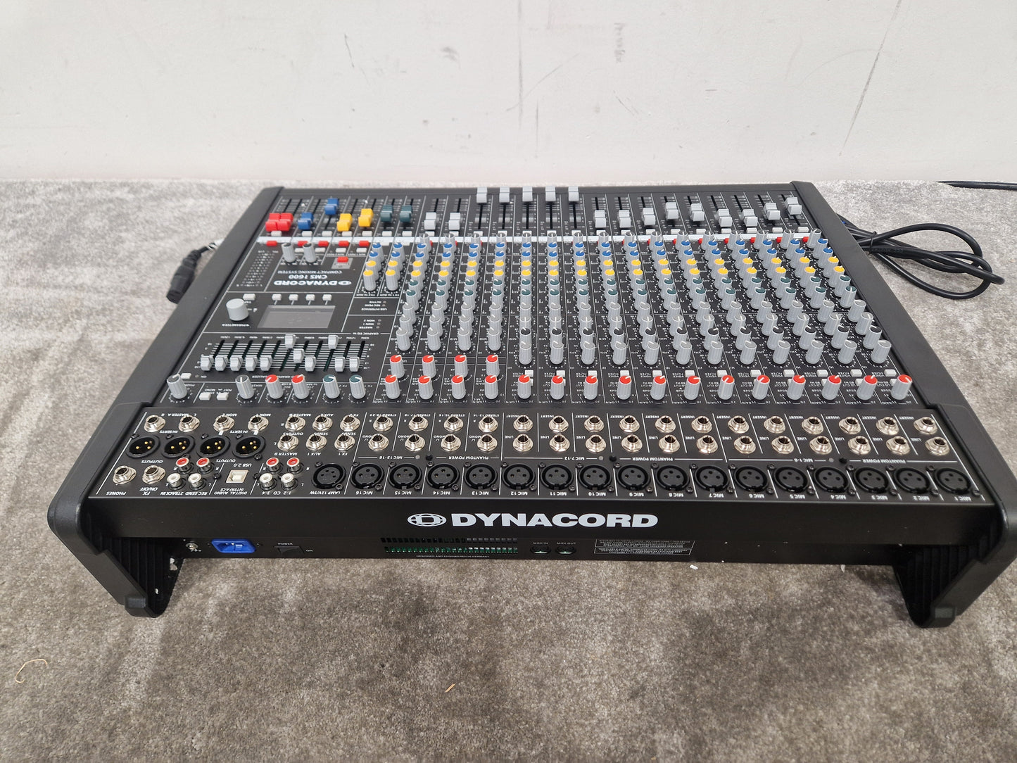 Dynacord CMS 1600 - 16-Channel Mixer, USB Audio Interface - Excellent w/ Original Box & Power Supply