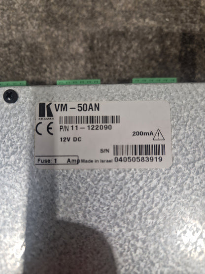 Kramer VM-50AN Audio Distributor - 5-Channel, Balanced Outputs - Very Good