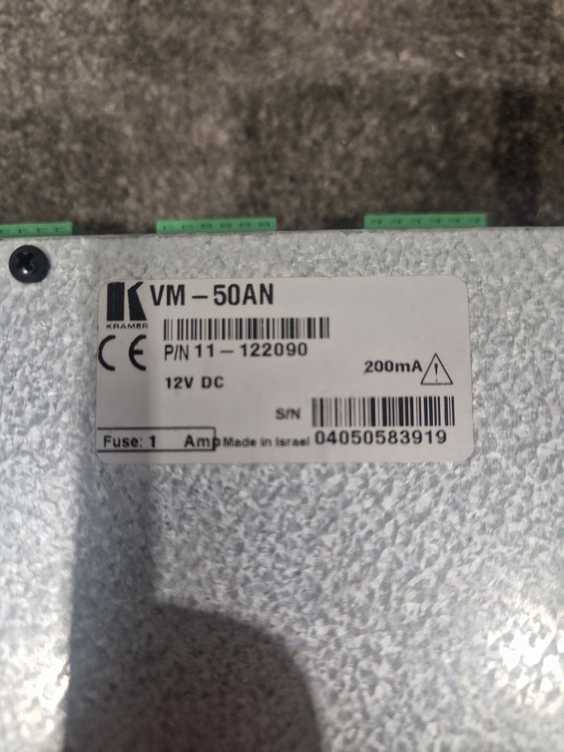 Kramer VM-50AN Audio Distributor - 5-Channel, Balanced Outputs - Very Good - Image 7