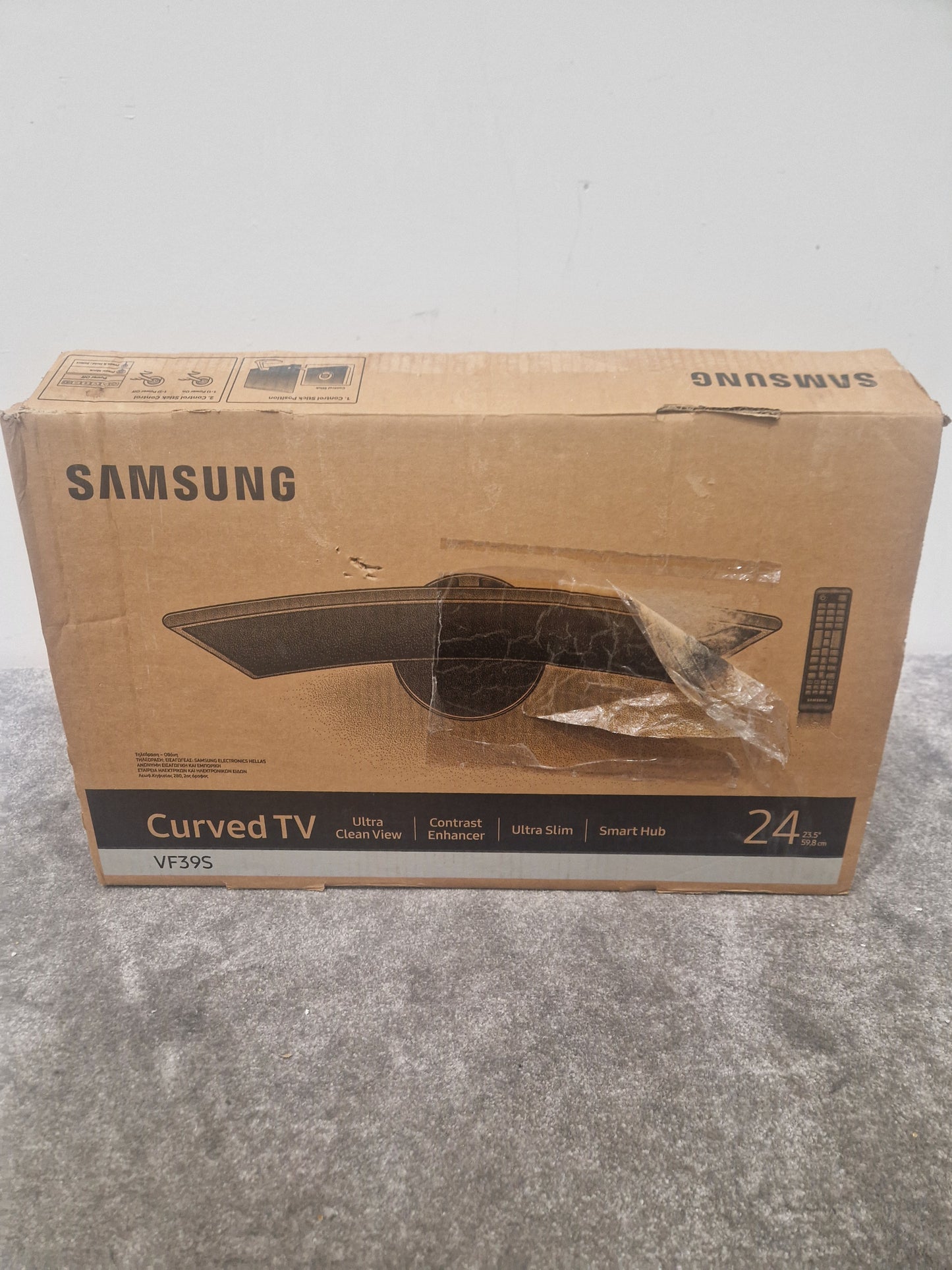 Samsung V24F39S - Curved LED Monitor - Excellent w/ Original Box & Power Supply (Read condition note)