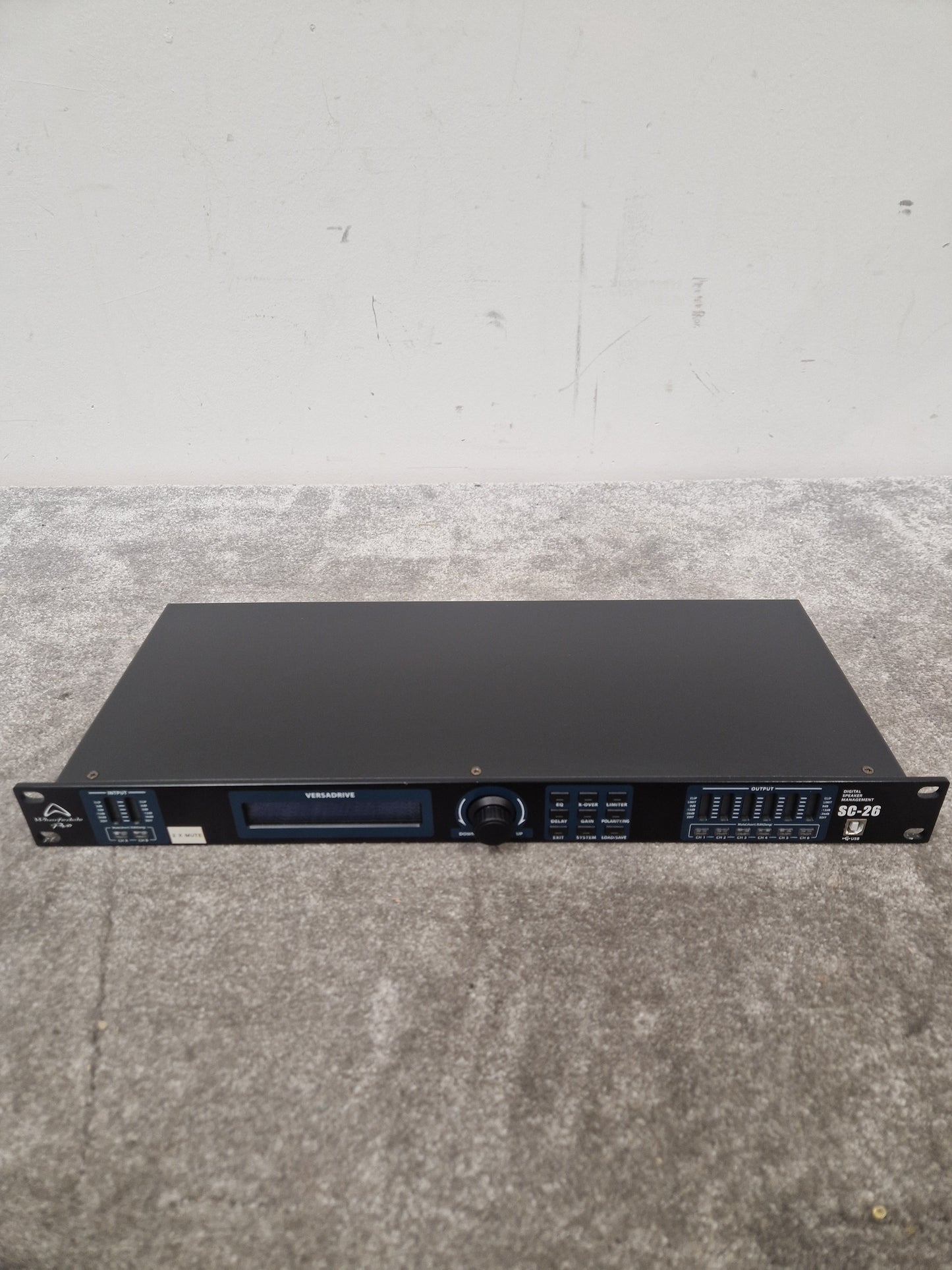 Wharfedale Pro Sc-26 Digital Speaker Management - 24-bit/96kHz DSP, 2x6 Matrix - Excellent