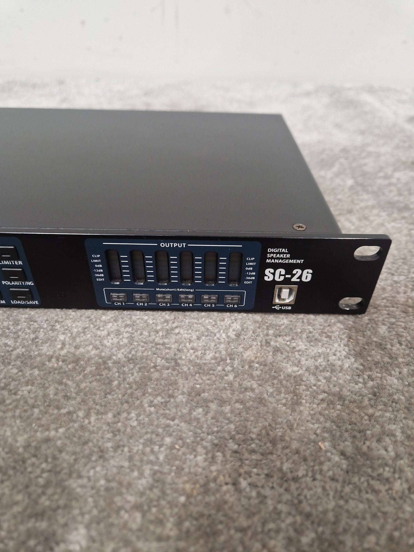 Wharfedale Pro Sc-26 Digital Speaker Management - 24-bit/96kHz DSP, 2x6 Matrix - Excellent