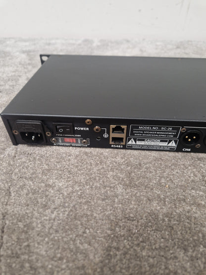 Wharfedale Pro Sc-26 Digital Speaker Management - 24-bit/96kHz DSP, 2x6 Matrix - Excellent