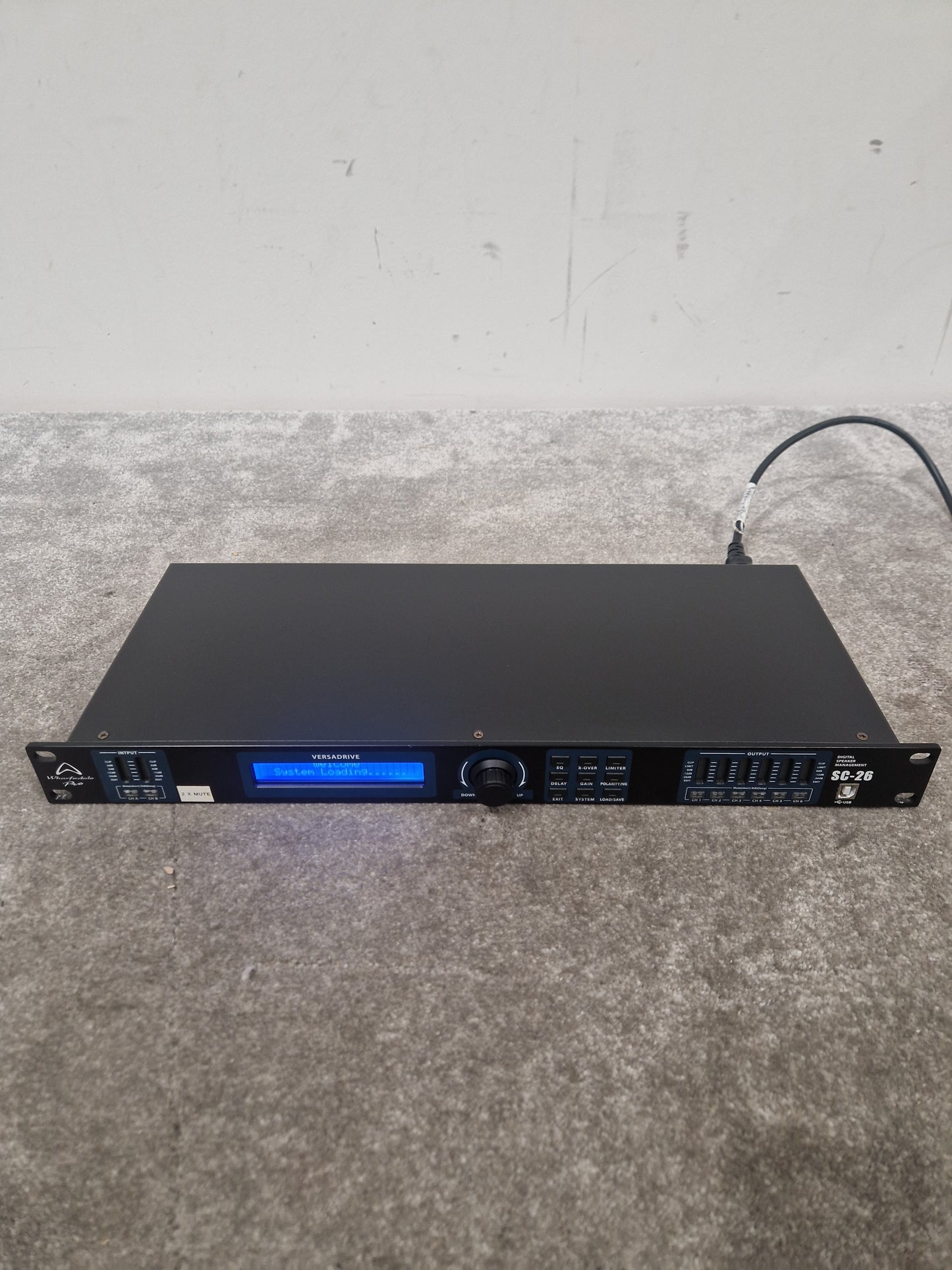 Wharfedale Pro Sc-26 Digital Speaker Management - 24-bit/96kHz DSP, 2x6 Matrix - Excellent