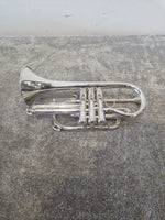 Besson BE1000 Silver Plate Cornet - Brass Instrument - Fair w/ Hard Case - Image 11