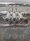 Besson BE1000 Silver Plate Cornet - Brass Instrument - Fair w/ Hard Case - Photo 12