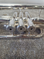 Besson BE1000 Silver Plate Cornet - Brass Instrument - Fair w/ Hard Case - Image 12