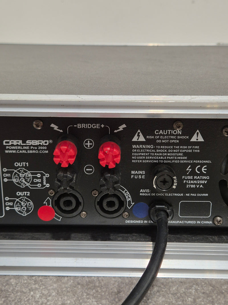 Carlsbro Powerline Pro 2000 Amplifier - 1000 Watts - Fair (Read Description) - Image 7