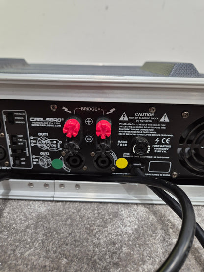 Carlsbro Powerline Pro 1200 Amplifier - 600-watts RMS - Fair (Read Description)