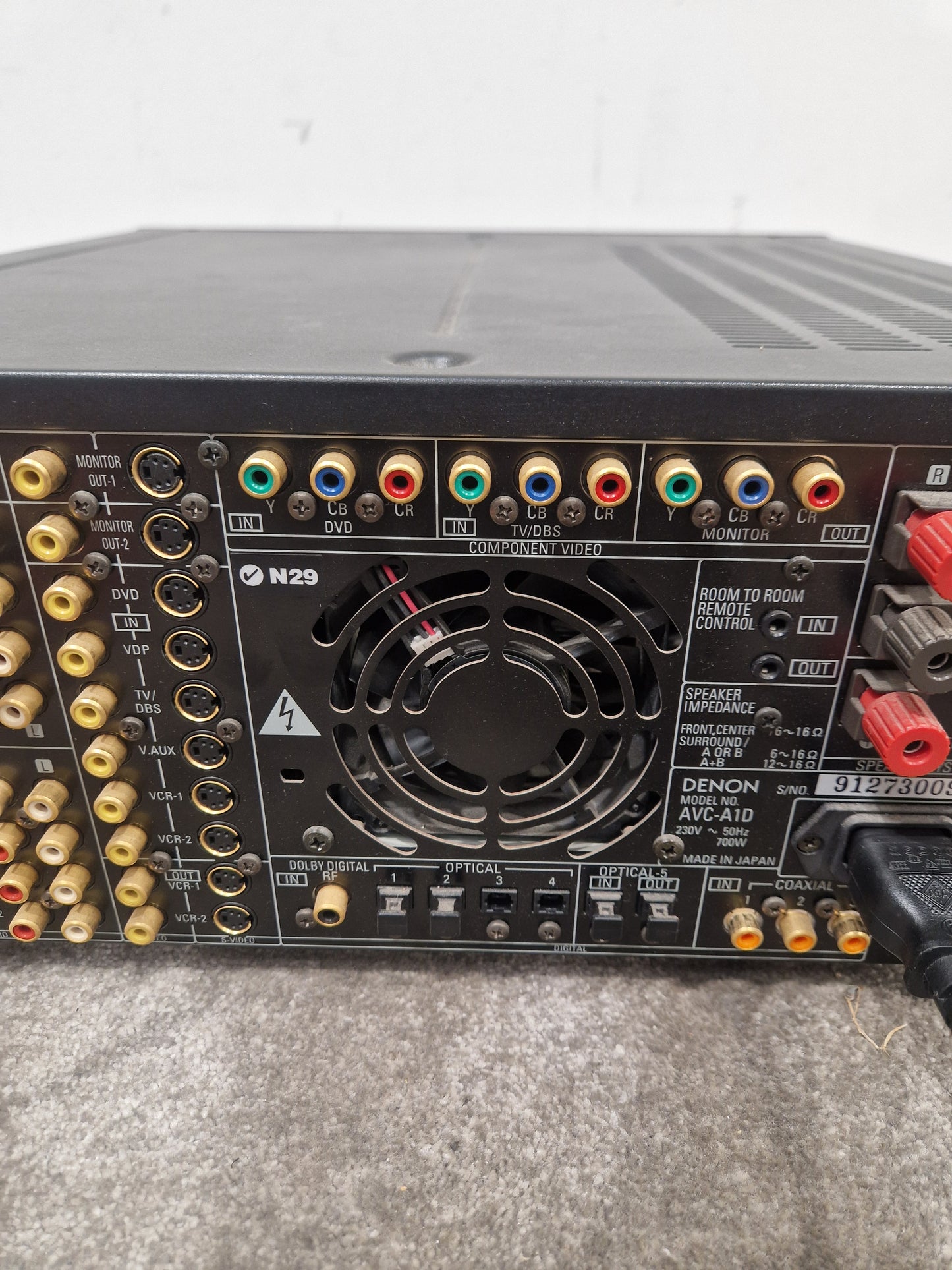 Denon Avc A1d - 7.2 Channel AV Receiver, Dolby Atmos - Good w/ Original Box & Power Supply