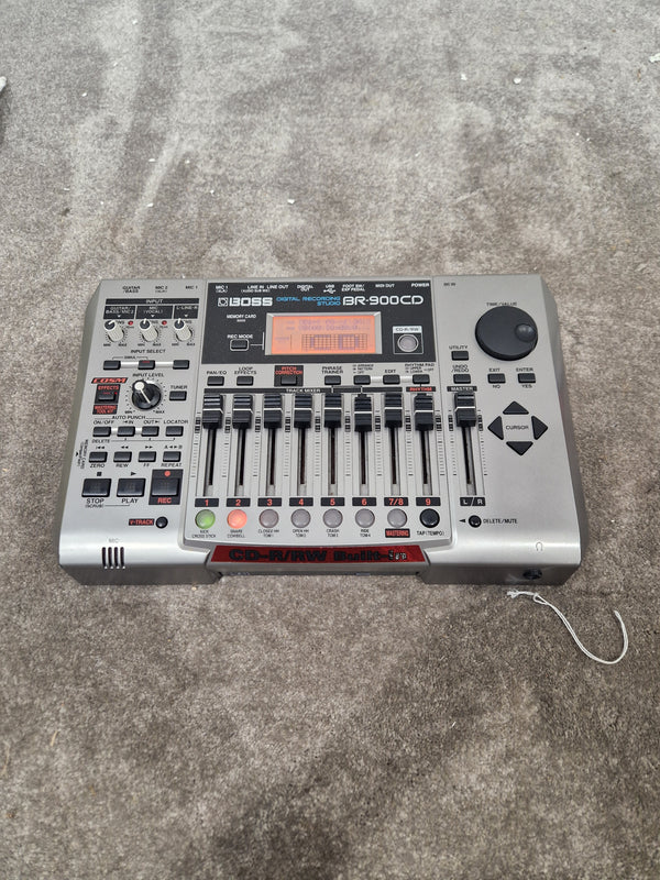 Boss Br-900cd Digital Recorder - 96kHz/24-bit Recording, COSM Effects - Very Good w/ Power Supply & Manuals