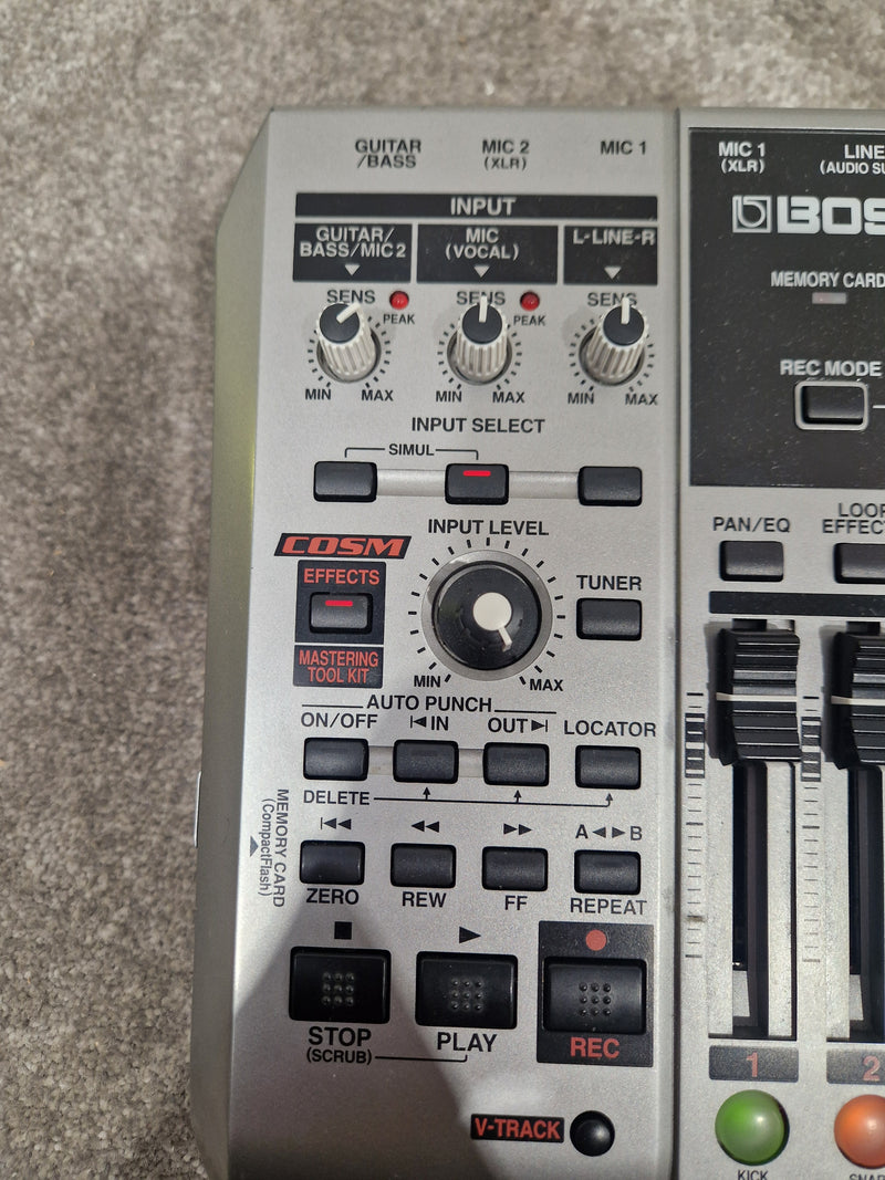 Boss Br-900cd Digital Recorder - 96kHz/24-bit Recording, COSM Effects - Very Good w/ Power Supply & Manuals - Image 6