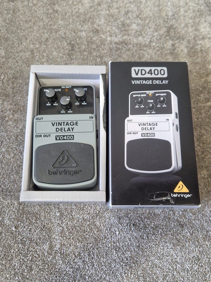 Behringer Vd400 - Vintage-Style Overdrive Pedal, True Bypass - Excellent w/ Original Box & Manuals - Image 1
