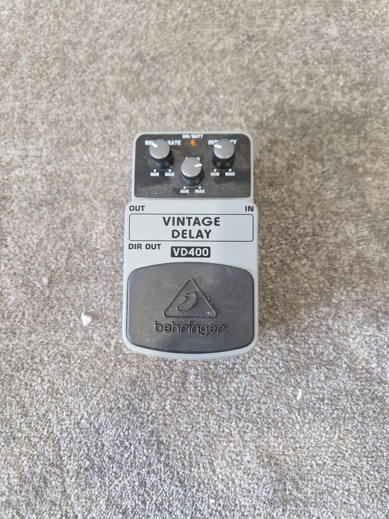 Behringer Vd400 - Vintage-Style Overdrive Pedal, True Bypass - Excellent w/ Original Box & Manuals - Image 10