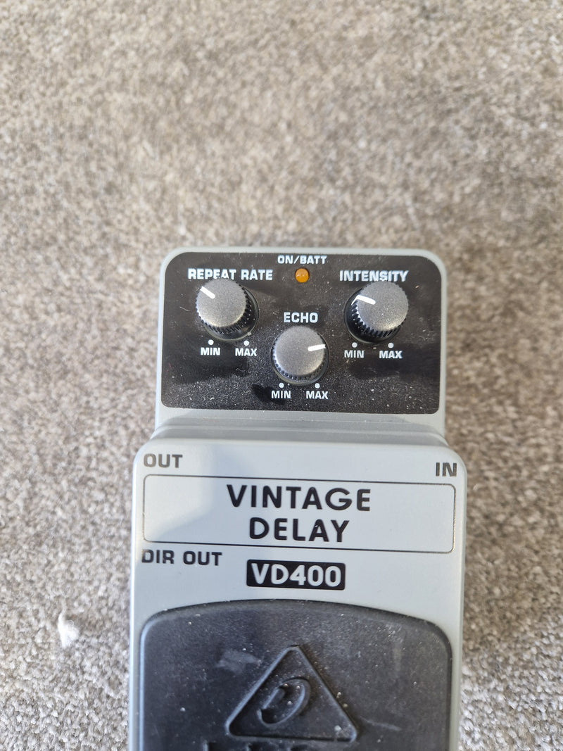 Behringer Vd400 - Vintage-Style Overdrive Pedal, True Bypass - Excellent w/ Original Box & Manuals - Image 11