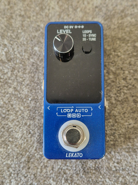 Lekato Loop Auto - Looper Pedal, USB Connectivity - Excellent