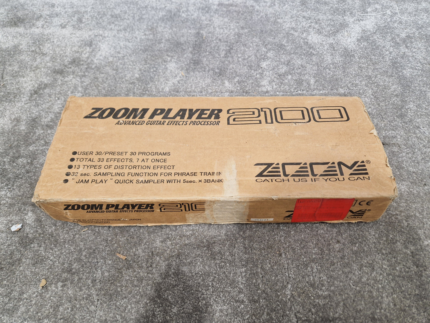 Zoom 2100 Effects Pedal - Multi-Effects, 24-bit Processing - Very Good w/ Original Box & Power Supply & Manuals