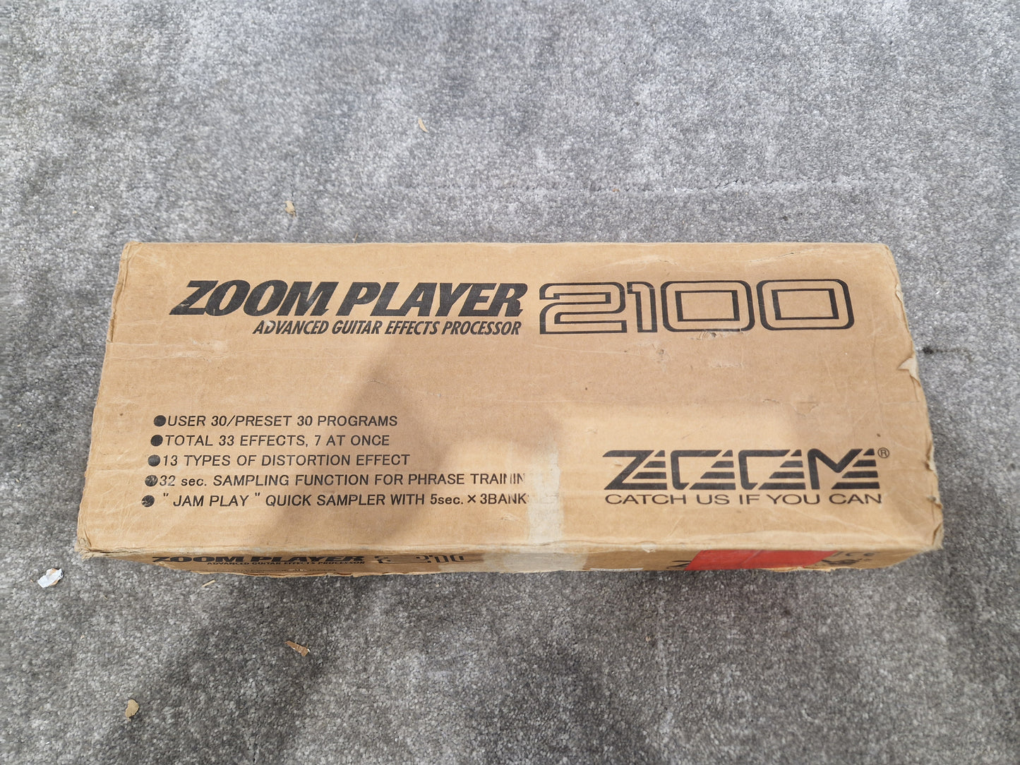 Zoom 2100 Effects Pedal - Multi-Effects, 24-bit Processing - Very Good w/ Original Box & Power Supply & Manuals