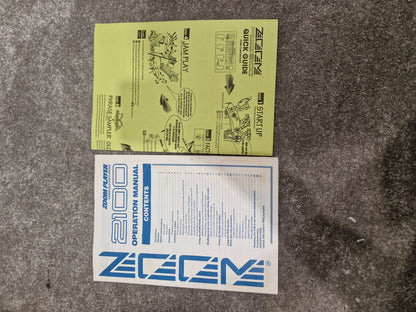 Zoom 2100 Effects Pedal - Multi-Effects, 24-bit Processing - Very Good w/ Original Box & Power Supply & Manuals