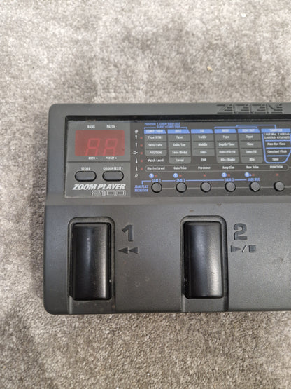 Zoom 2100 Effects Pedal - Multi-Effects, 24-bit Processing - Very Good w/ Original Box & Power Supply & Manuals