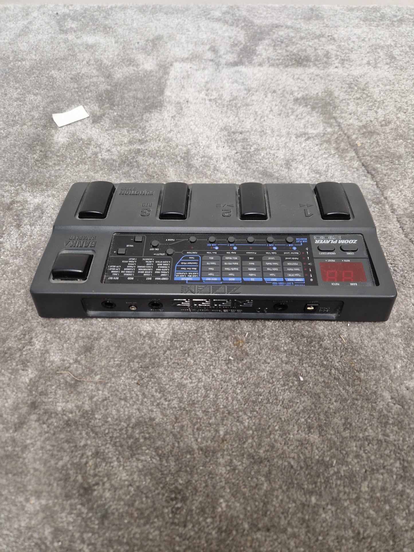 Zoom 2100 Effects Pedal - Multi-Effects, 24-bit Processing - Very Good w/ Original Box & Power Supply & Manuals