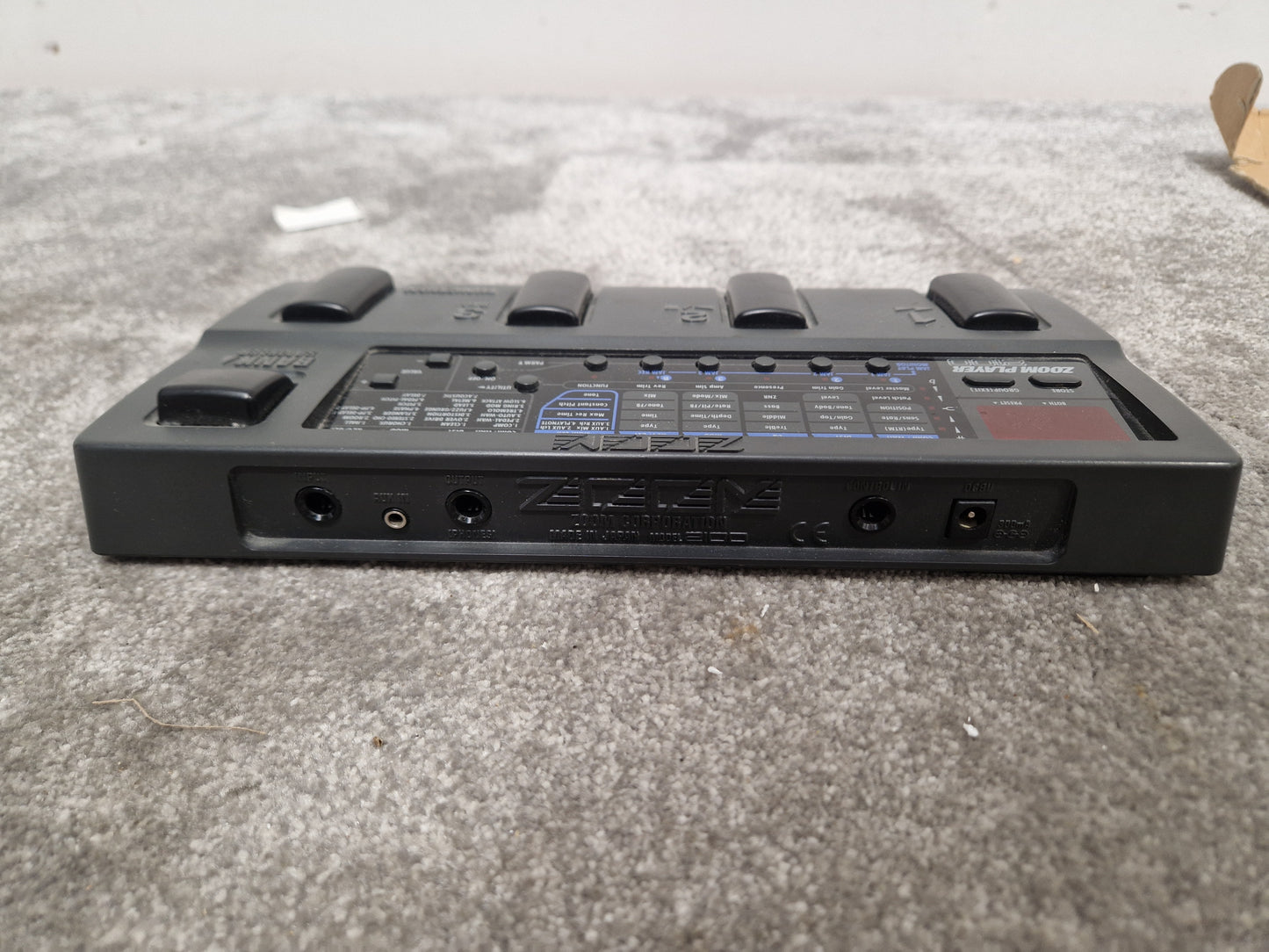 Zoom 2100 Effects Pedal - Multi-Effects, 24-bit Processing - Very Good w/ Original Box & Power Supply & Manuals