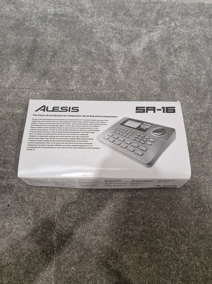 Alesis Sr-16 Drum Machine - 16-Bit, 24 Tracks - Excellent w/ Original Box & Power Supply & Manuals