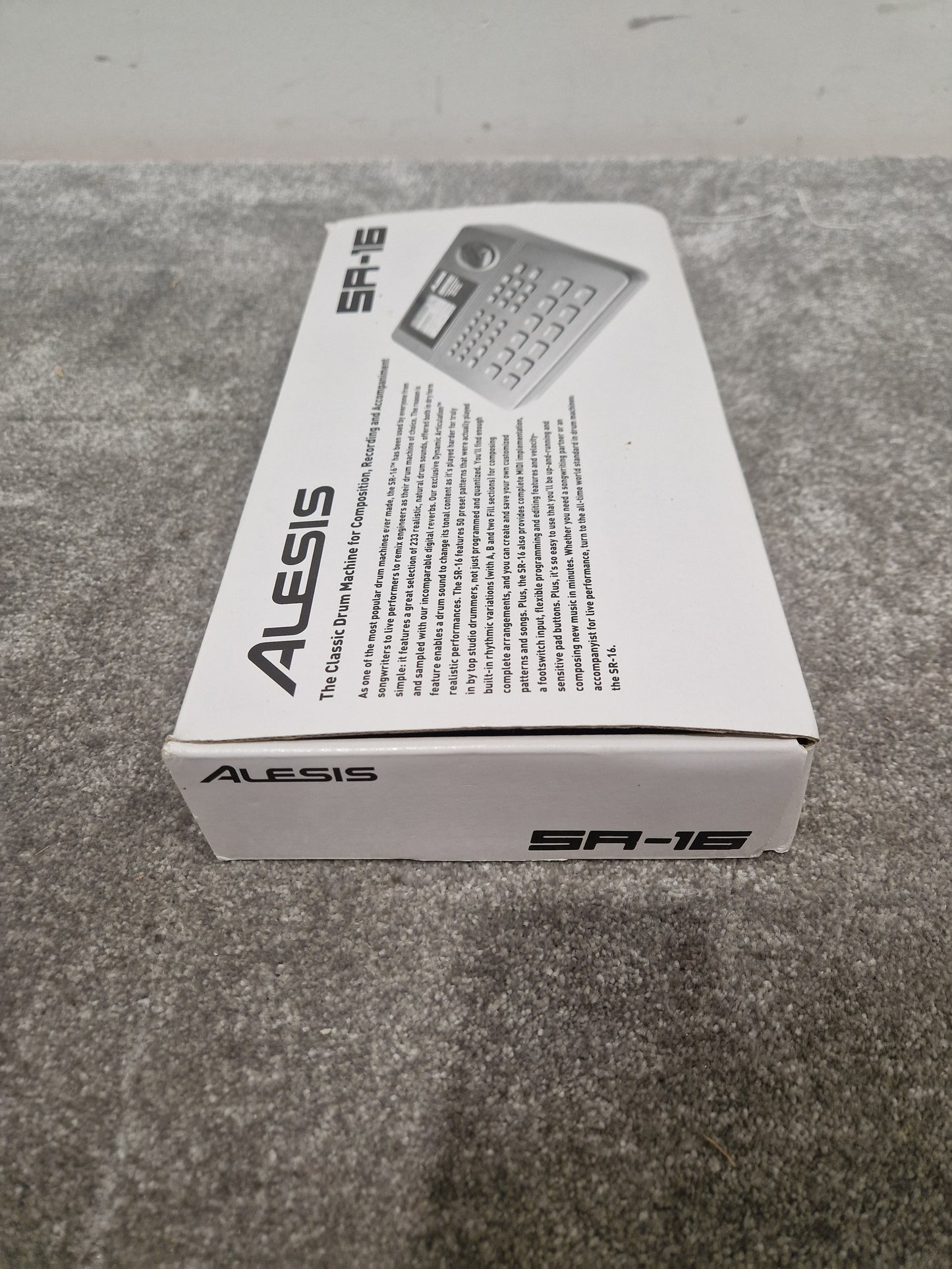 Alesis Sr-16 Drum Machine - 16-Bit, 24 Tracks - Excellent w/ Original Box & Power Supply & Manuals