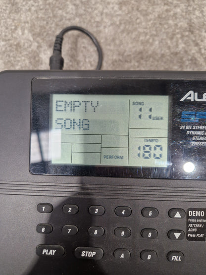 Alesis Sr-16 Drum Machine - 16-Bit, 24 Tracks - Excellent w/ Original Box & Power Supply & Manuals