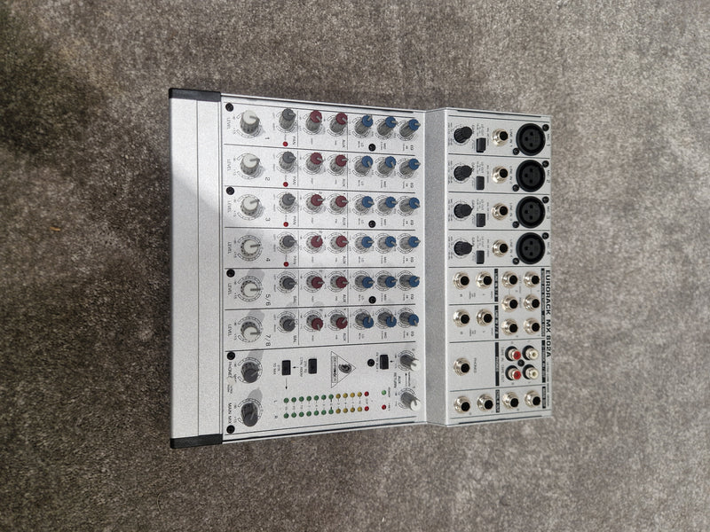 Behringer Mx-802a - 8-Channel Mixer, FX Send - Excellent w/ Original Box & Power Supply & Manuals - Image 7