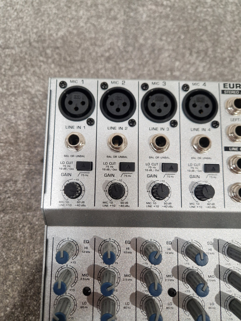 Behringer Mx-802a - 8-Channel Mixer, FX Send - Excellent w/ Original Box & Power Supply & Manuals - Image 10