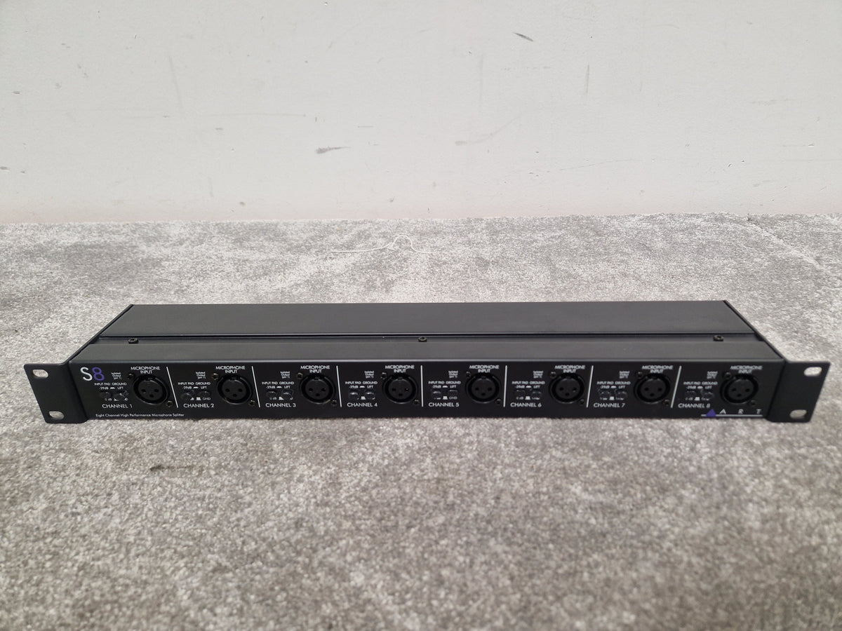 Art S8 Channel Balanced Mic Splitter - 8-Channel, Balanced Output - Excellent w/ Original Box