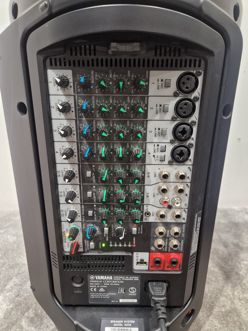 Yamaha Stagepas 600i Pair - Portable PA System, 600W - Excellent w/ Soft Case - Image 7