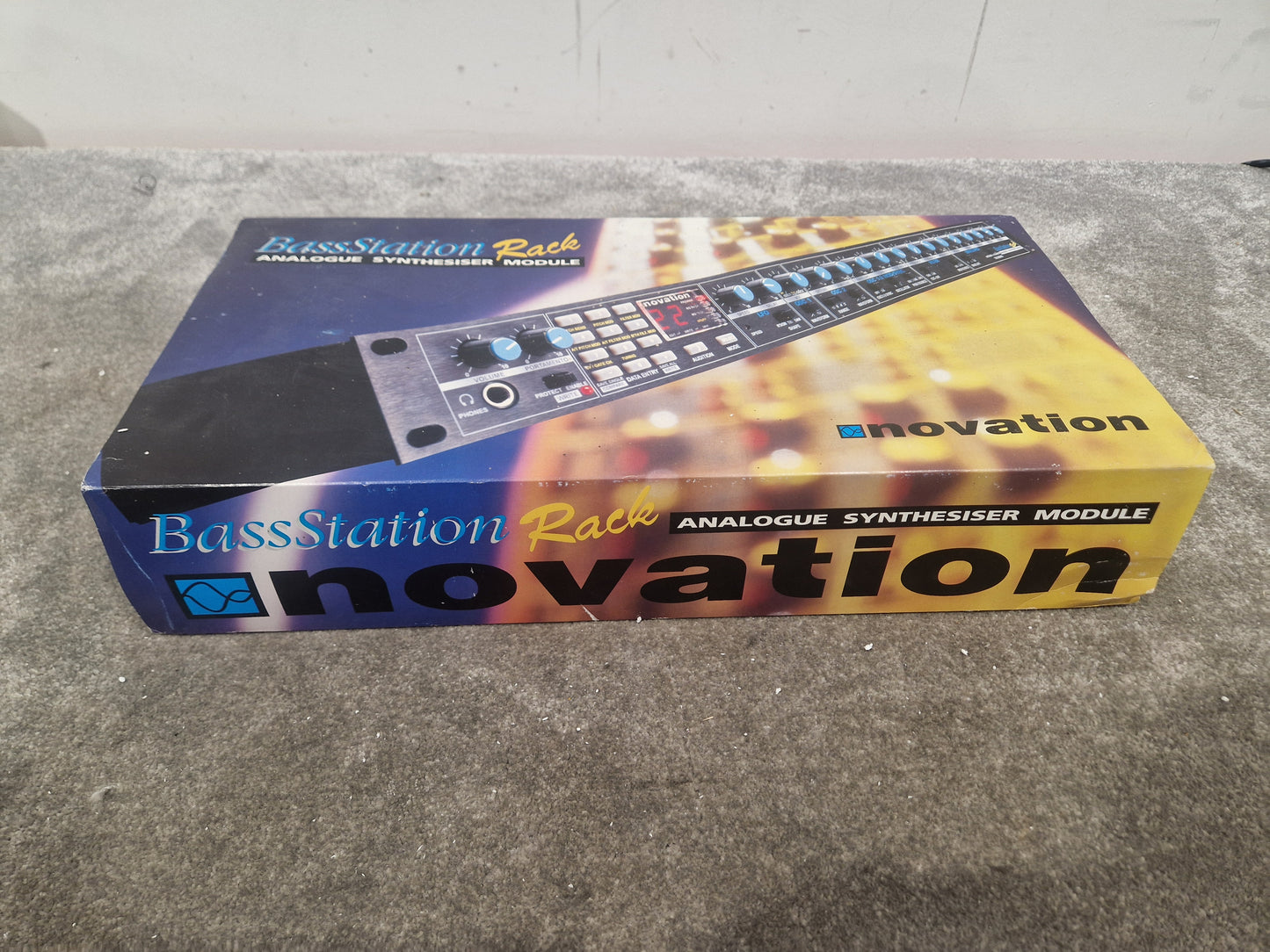 Novation Bass Station Rack - Analog Synthesizer, MIDI Control - Very Good w/ Original Box & Power Supply & Manuals