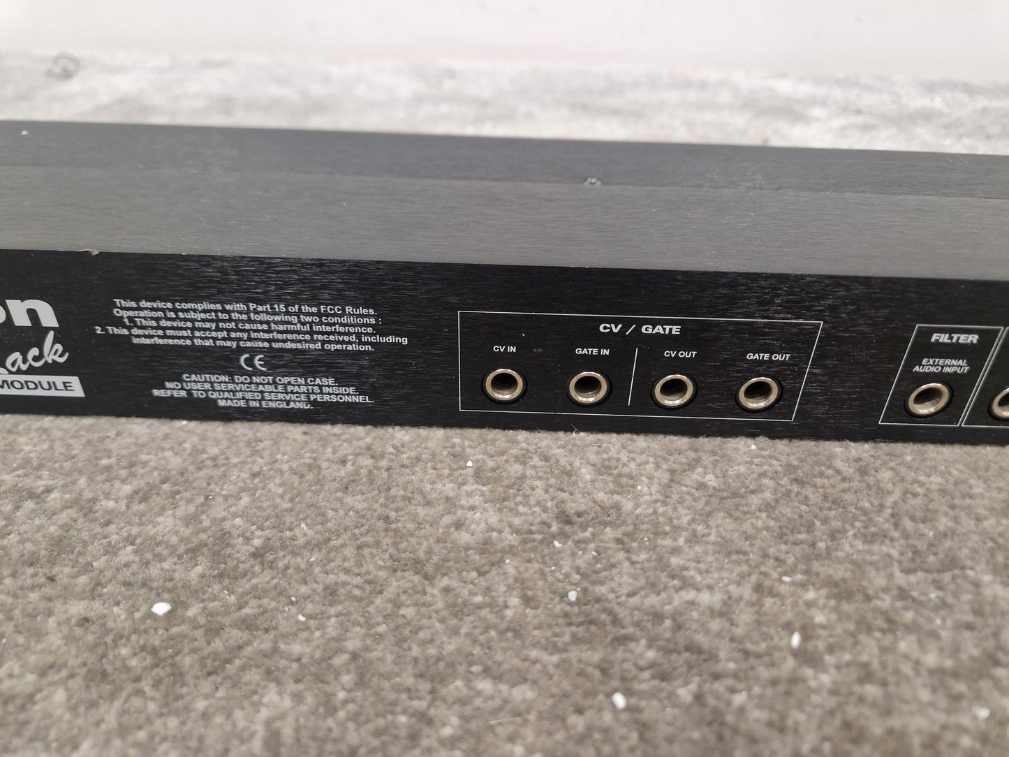 Novation Bass Station Rack - Analog Synthesizer, MIDI Control - Very Good w/ Original Box & Power Supply & Manuals