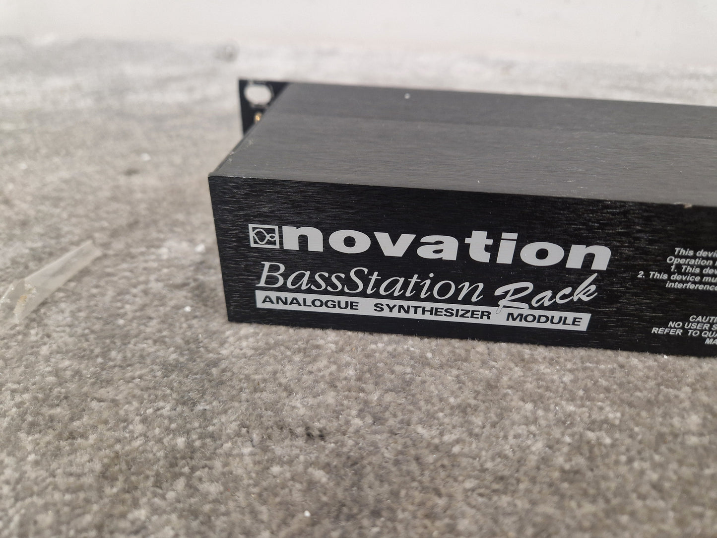 Novation Bass Station Rack - Analog Synthesizer, MIDI Control - Very Good w/ Original Box & Power Supply & Manuals