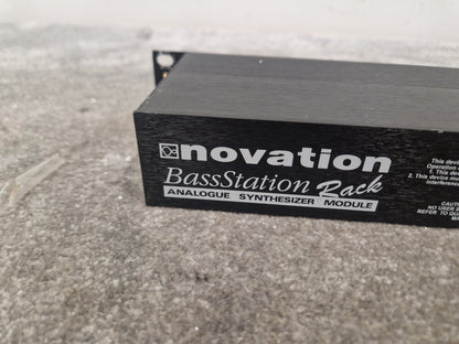 Novation Bass Station Rack - Analog Synthesizer, MIDI Control - Very Good w/ Original Box & Power Supply & Manuals