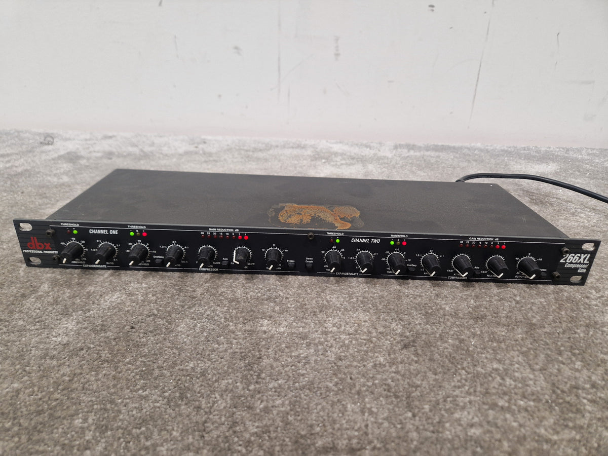 Dbx 266xl Compressor - Dual Channel, Stereo Coupling - Fair