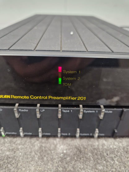 Meridian Remote Control Preamplifier 201 - High-Fidelity Audio, Remote Control - Very Good w/ Power Supply
