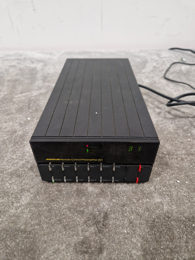 Meridian Remote Control Preamplifier 201 - High-Fidelity Audio, Remote Control - Very Good w/ Power Supply - Image 4