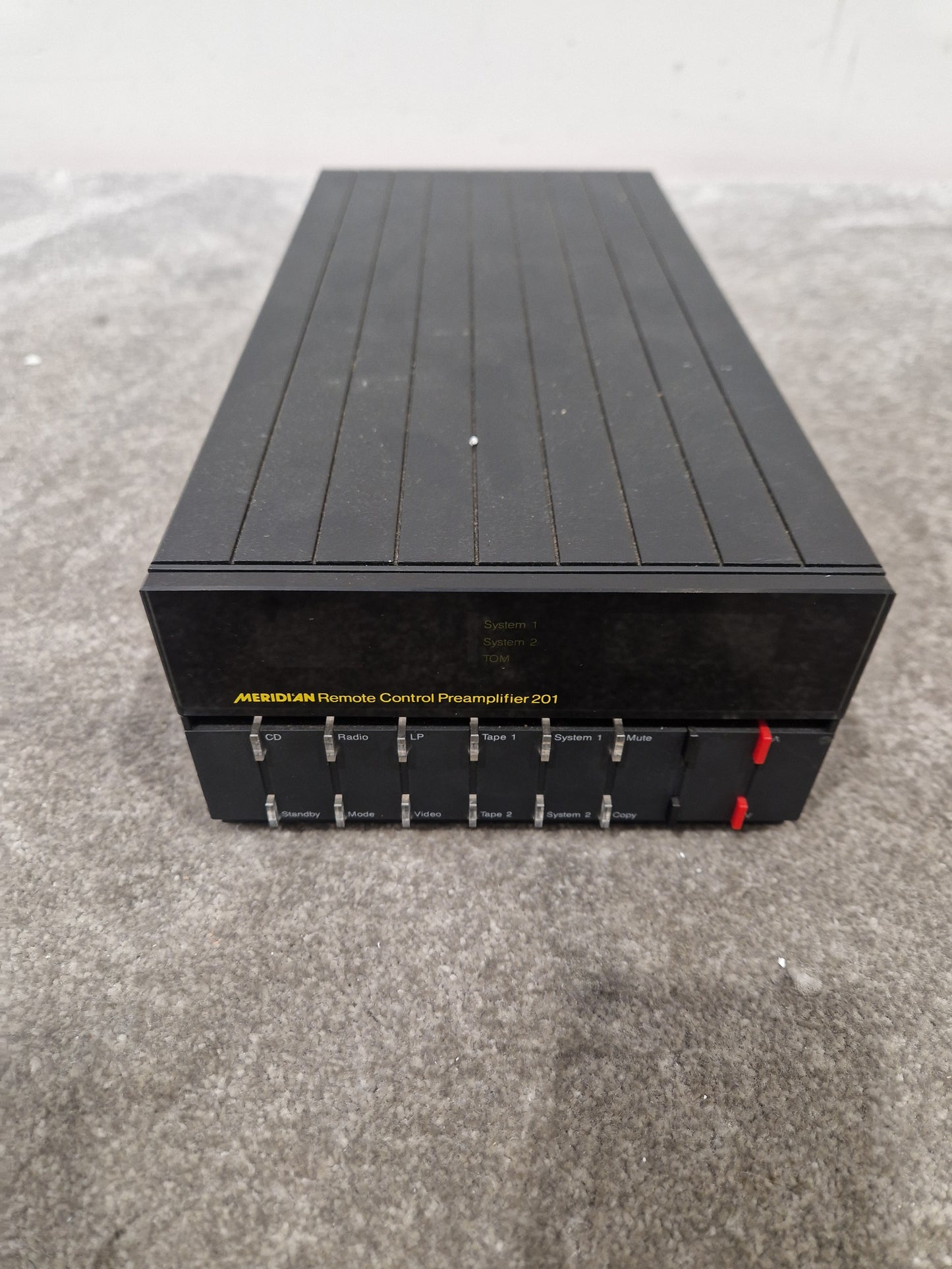 Meridian Remote Control Preamplifier 201 - High-Fidelity Audio, Remote Control - Very Good w/ Power Supply