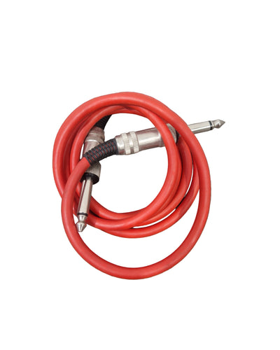 5ft Unbranded Red Guitar Cable - Durable, Reliable - Excellent