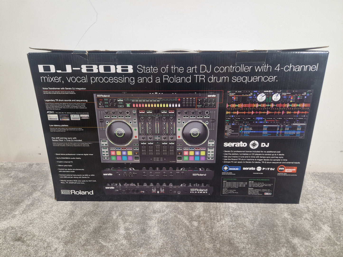 Roland 808 DJ - Iconic Drum Machine, Versatile Sequencer - Open Box New w/ Power Supply & Manuals