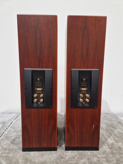 Pair of KEF Reference Series Model One ~ Two High-Fidelity Speakers, Uni-Q Driver Array - Excellent w/ Feet for speaker