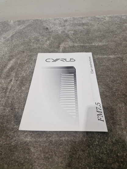 Cyrus FM 7.5 - High-Fidelity Tuner - Very Good w/ Power Supply