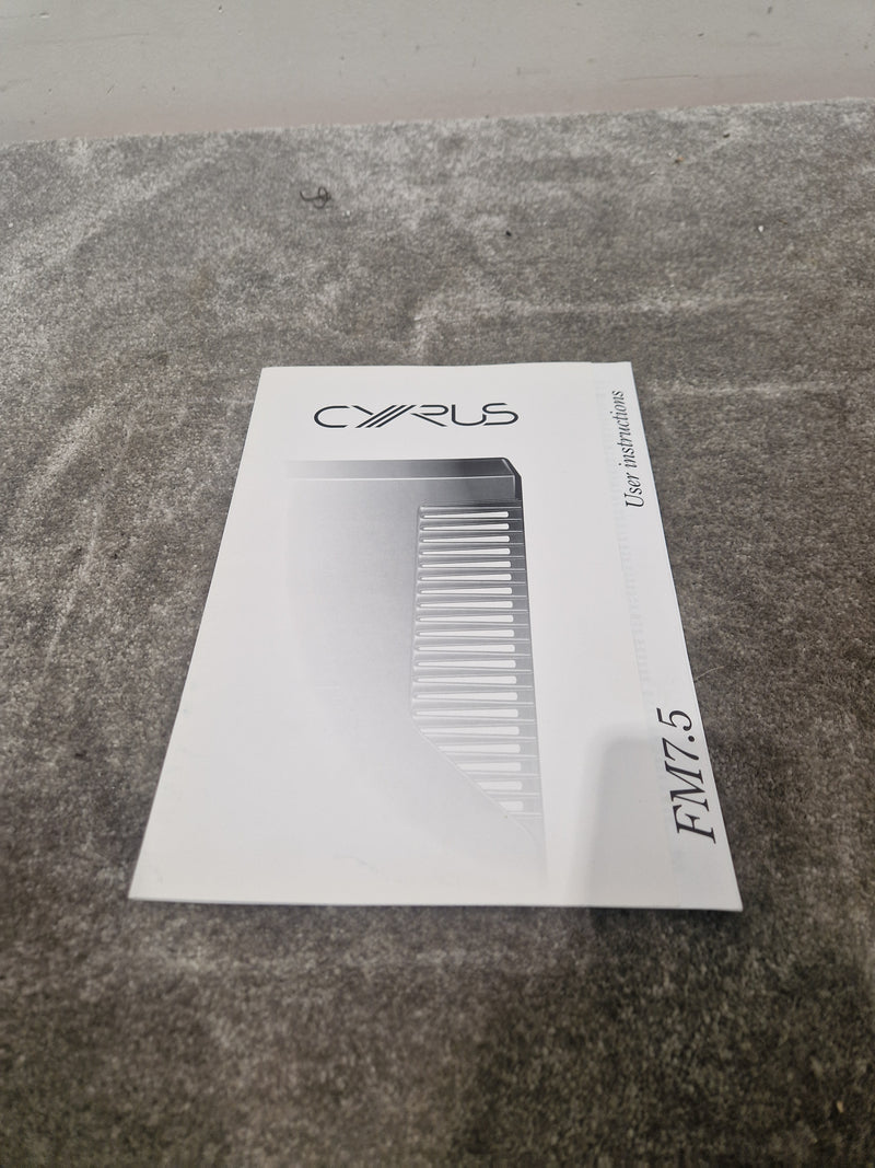 Cyrus FM 7.5 - High-Fidelity Tuner - Very Good w/ Power Supply - Image 9