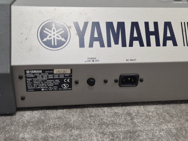 Yamaha Motif 8 Synth Keyboard - 88-Key Synthesizer - Very Good w/ Power Supply - Image 14
