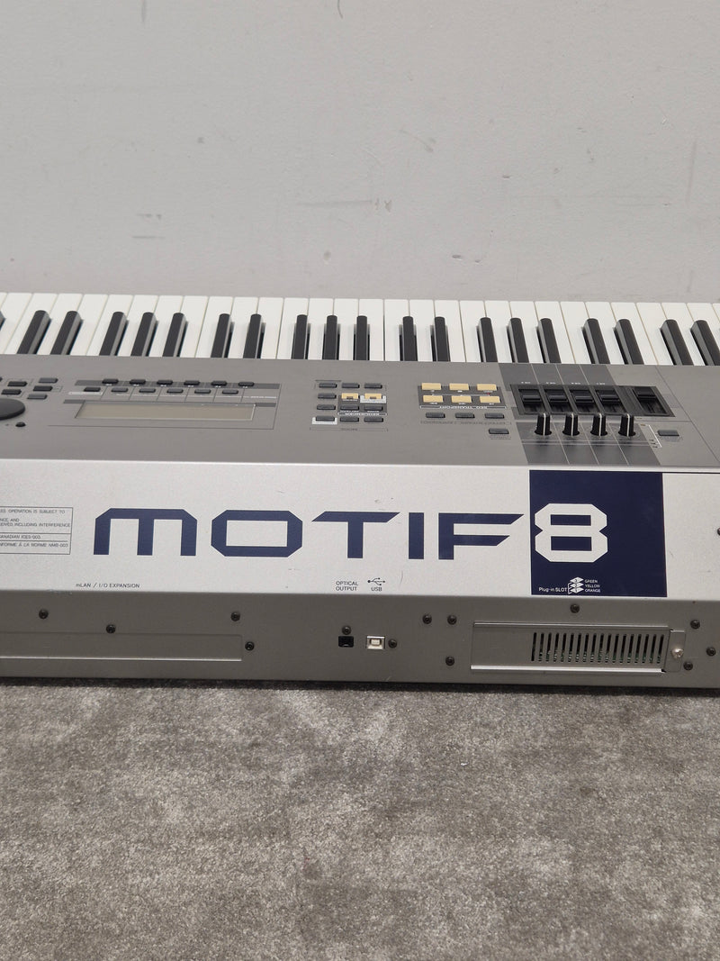 Yamaha Motif 8 Synth Keyboard - 88-Key Synthesizer - Very Good w/ Power Supply - Image 15