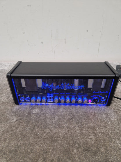 Hughes & Kettner Grand Miester 36 With Foot Pedal Fsm-432 Mk3 Amplifier - Digital Modeling, FSM-432 MK3 Foot Controller - Excellent w/ Original Box & Power Supply & Soft Case