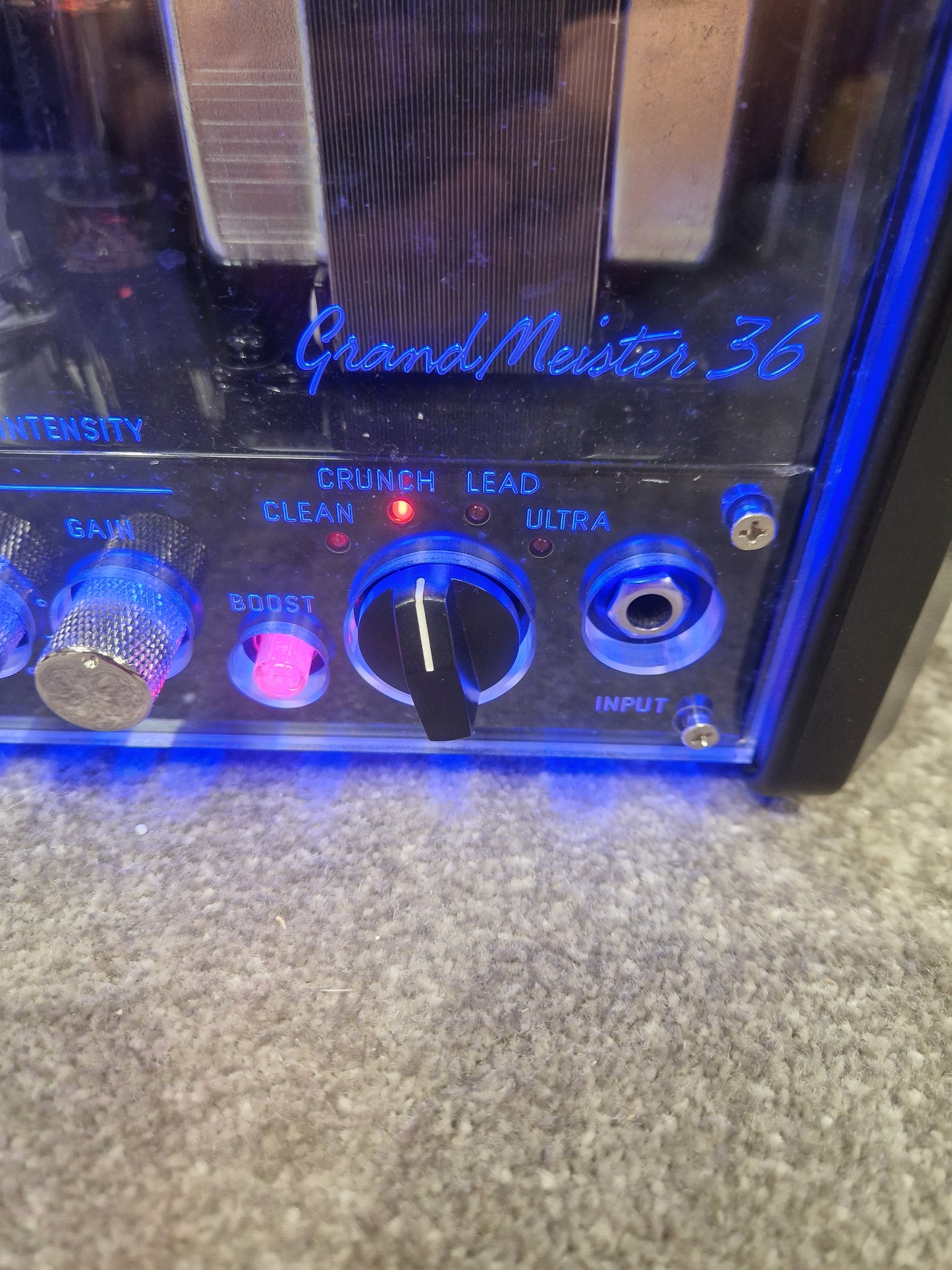 Hughes & Kettner Grand Miester 36 With Foot Pedal Fsm-432 Mk3 Amplifier - Digital Modeling, FSM-432 MK3 Foot Controller - Excellent w/ Original Box & Power Supply & Soft Case